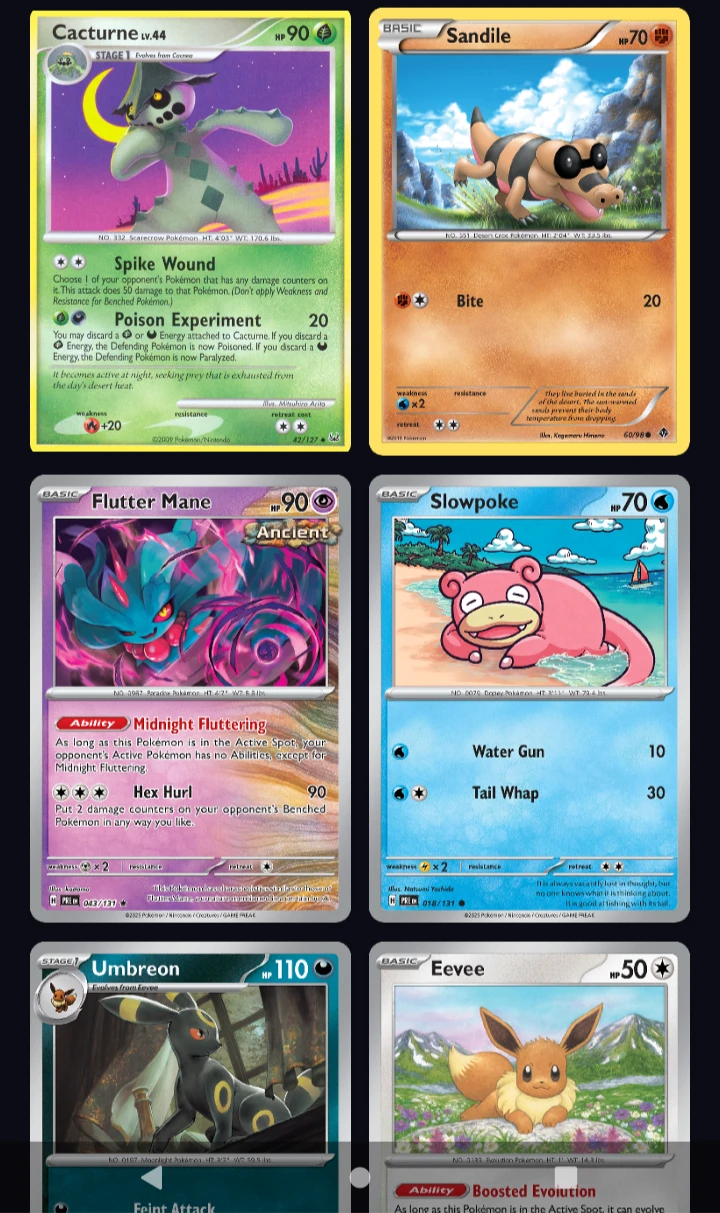 Pokemon Trading Cards- various cards part 2 - photo 5