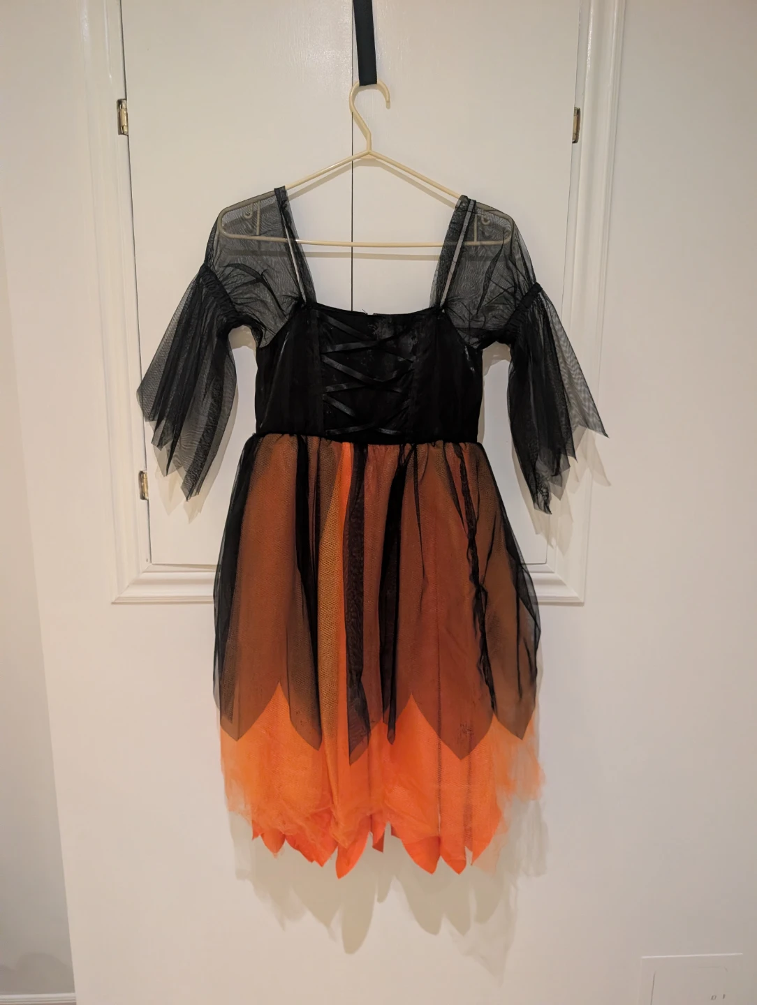 Girls Halloween homemade Witch  Costume child 8-10