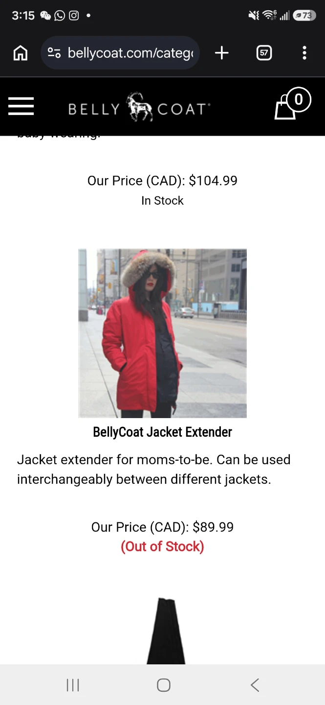 BellyCoat Jacket Extender