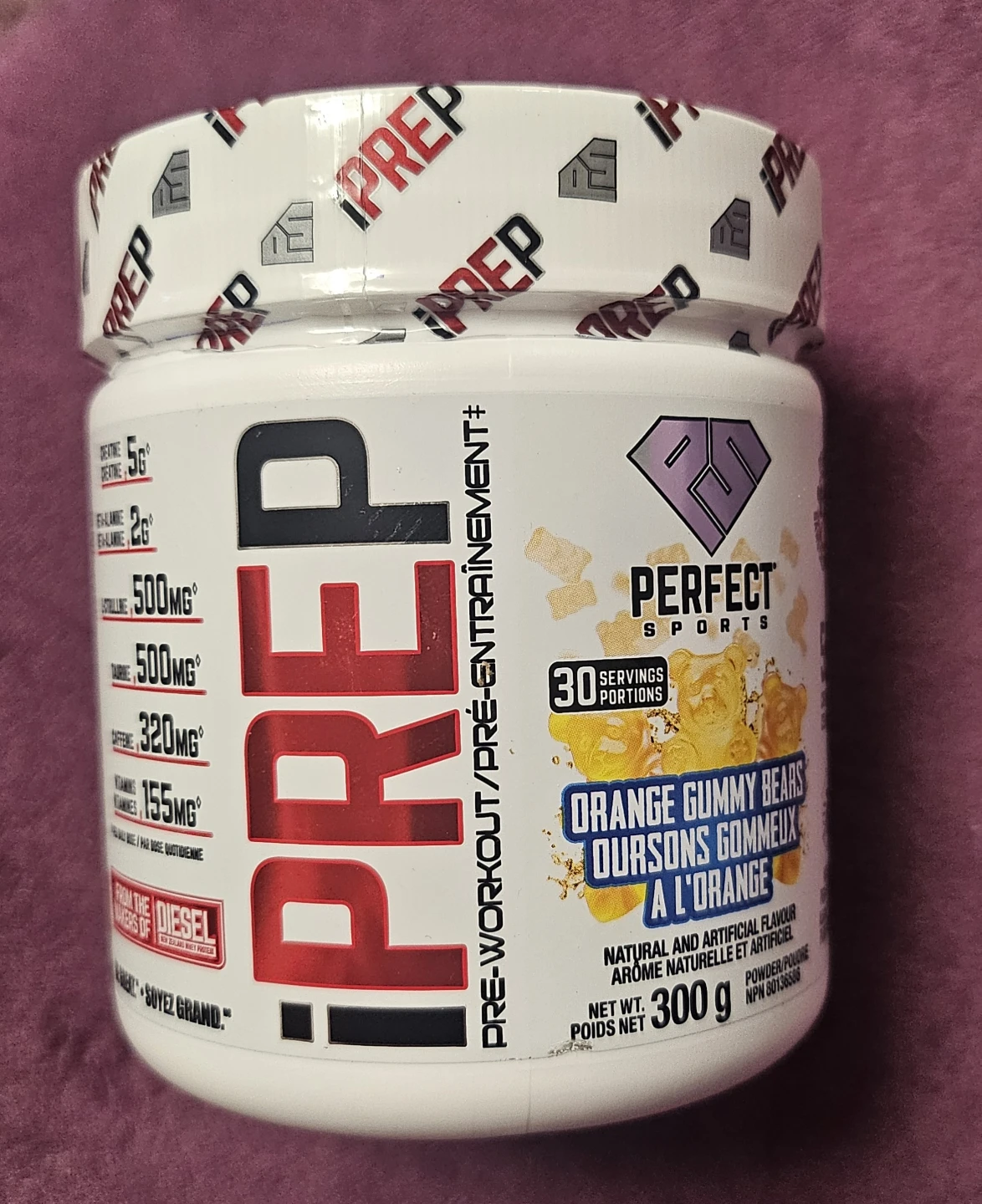 Perfect Sports IPREP Pre-Workout - Orange Gummy Bears - photo 2