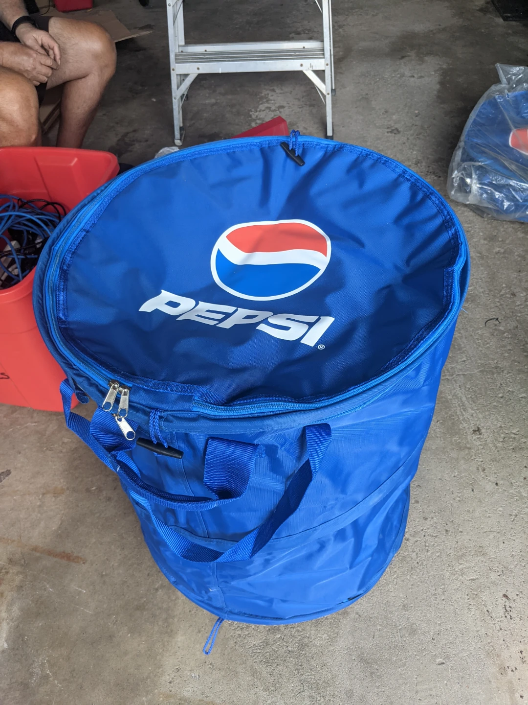 Pepsi Rolling Cooler Bag