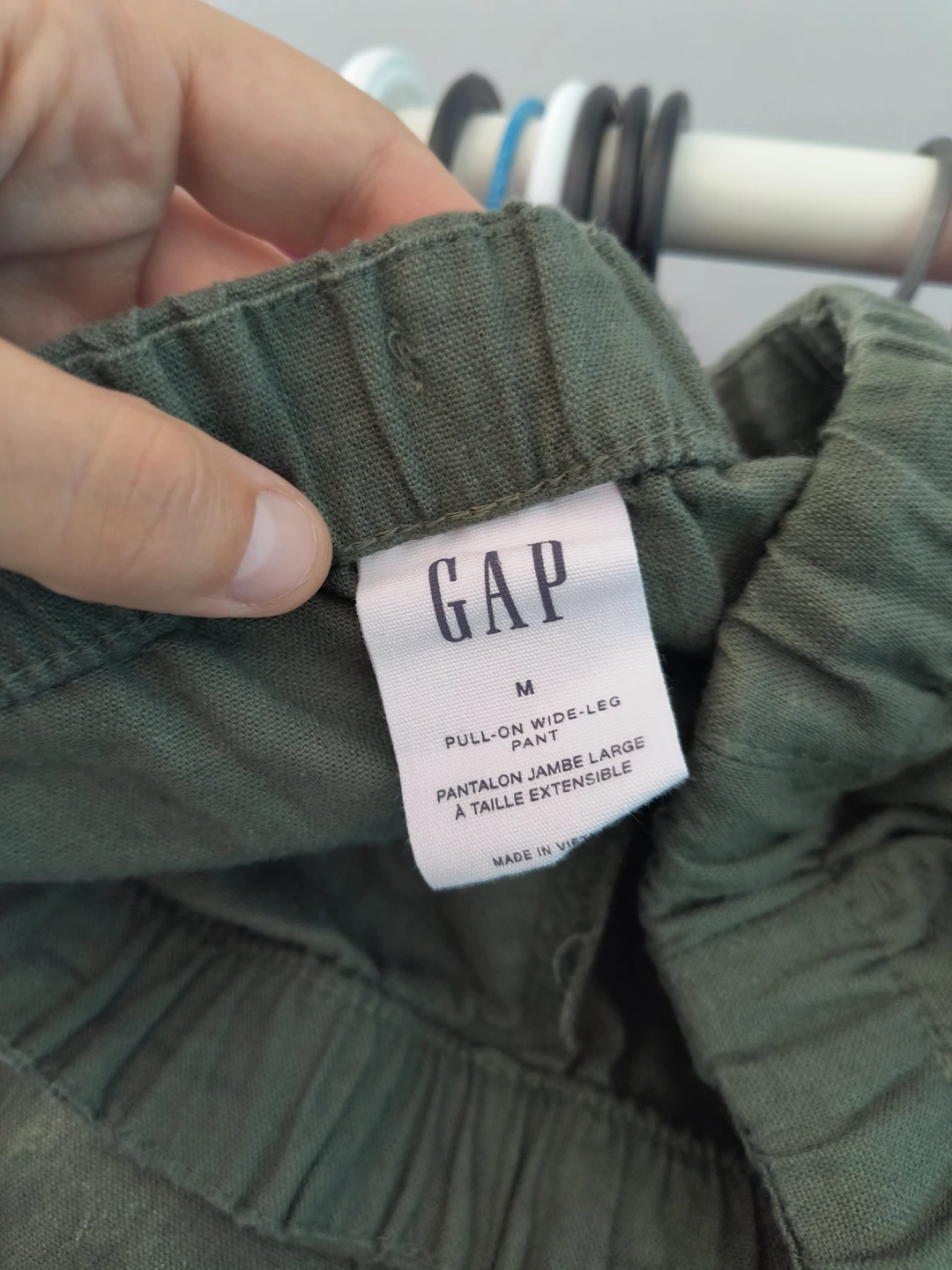 New GAP Olive Green Pull-On Wide-Leg Pants - photo 3
