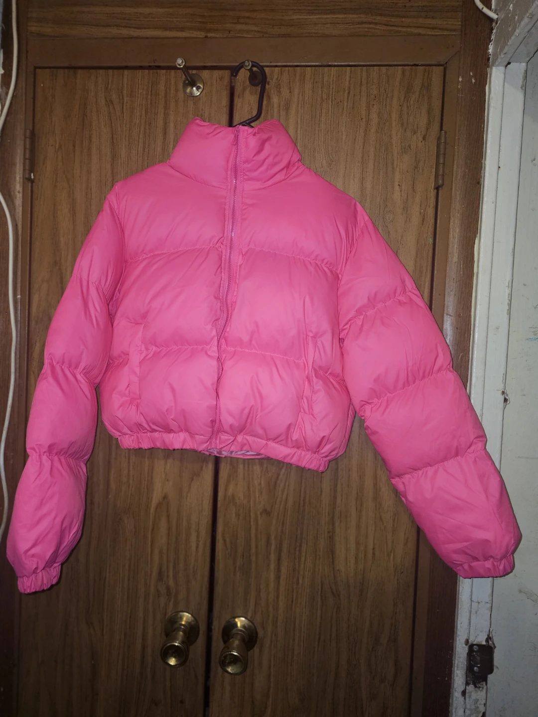 Hot Pink Puffer Jacket