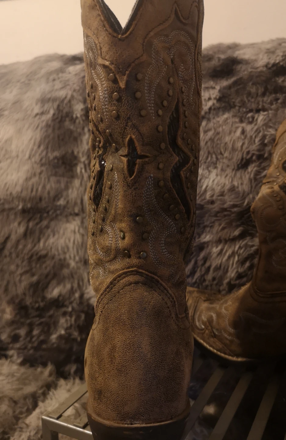 Women's Brown Western Cowboy Boots - photo 2