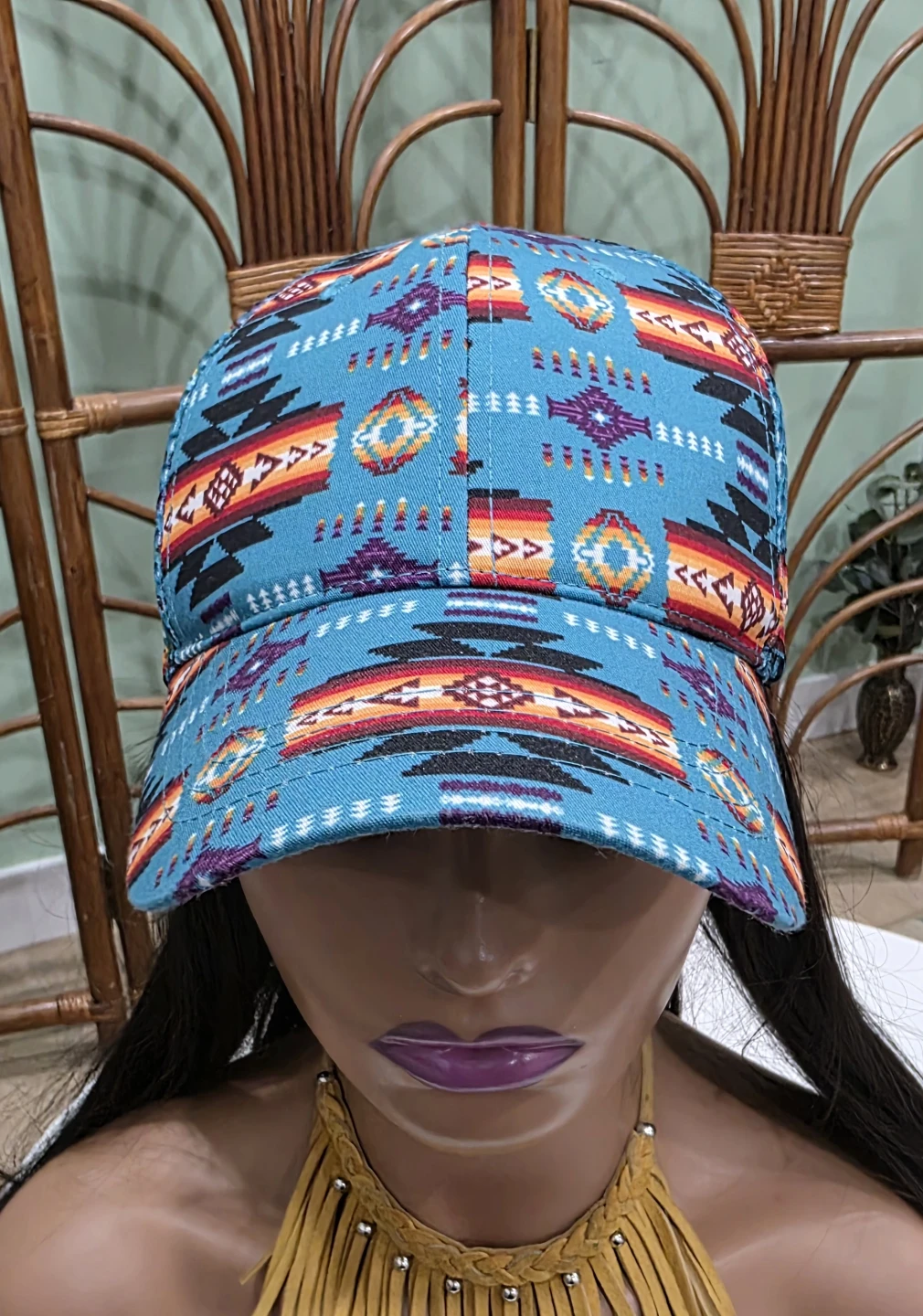 Southwestern Pattern Trucker Hat - photo 2