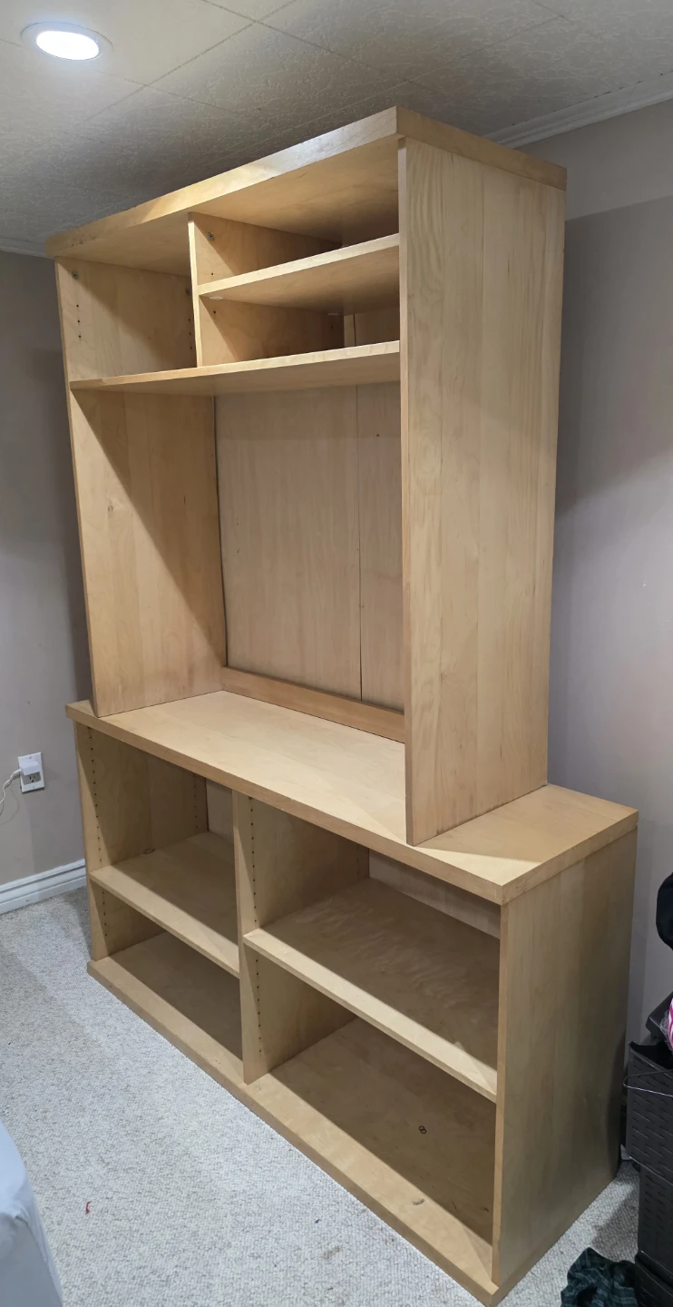 Light Wood Entertainment Unit moving sale