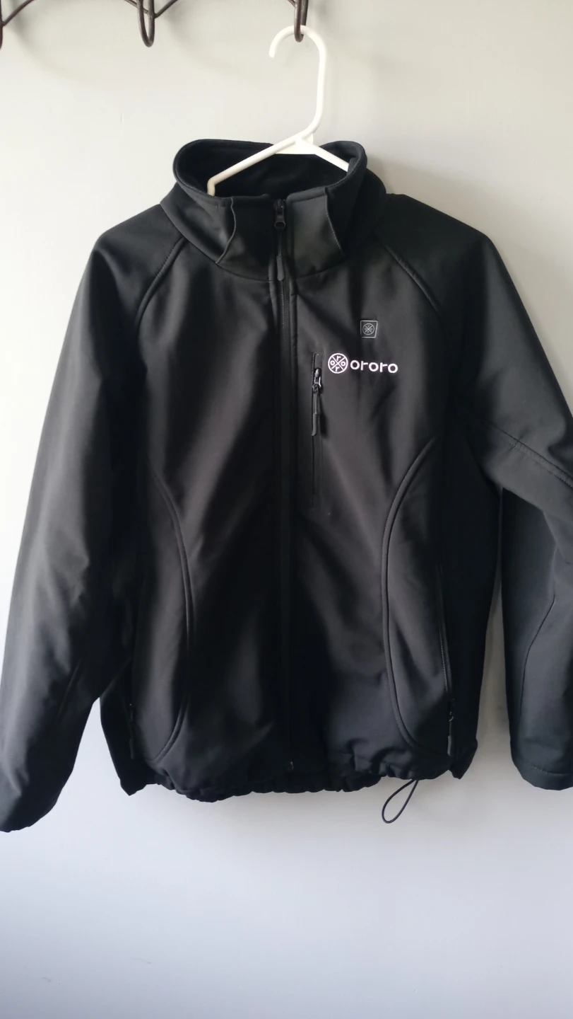 Ororo Heated Jacket Black Size Large