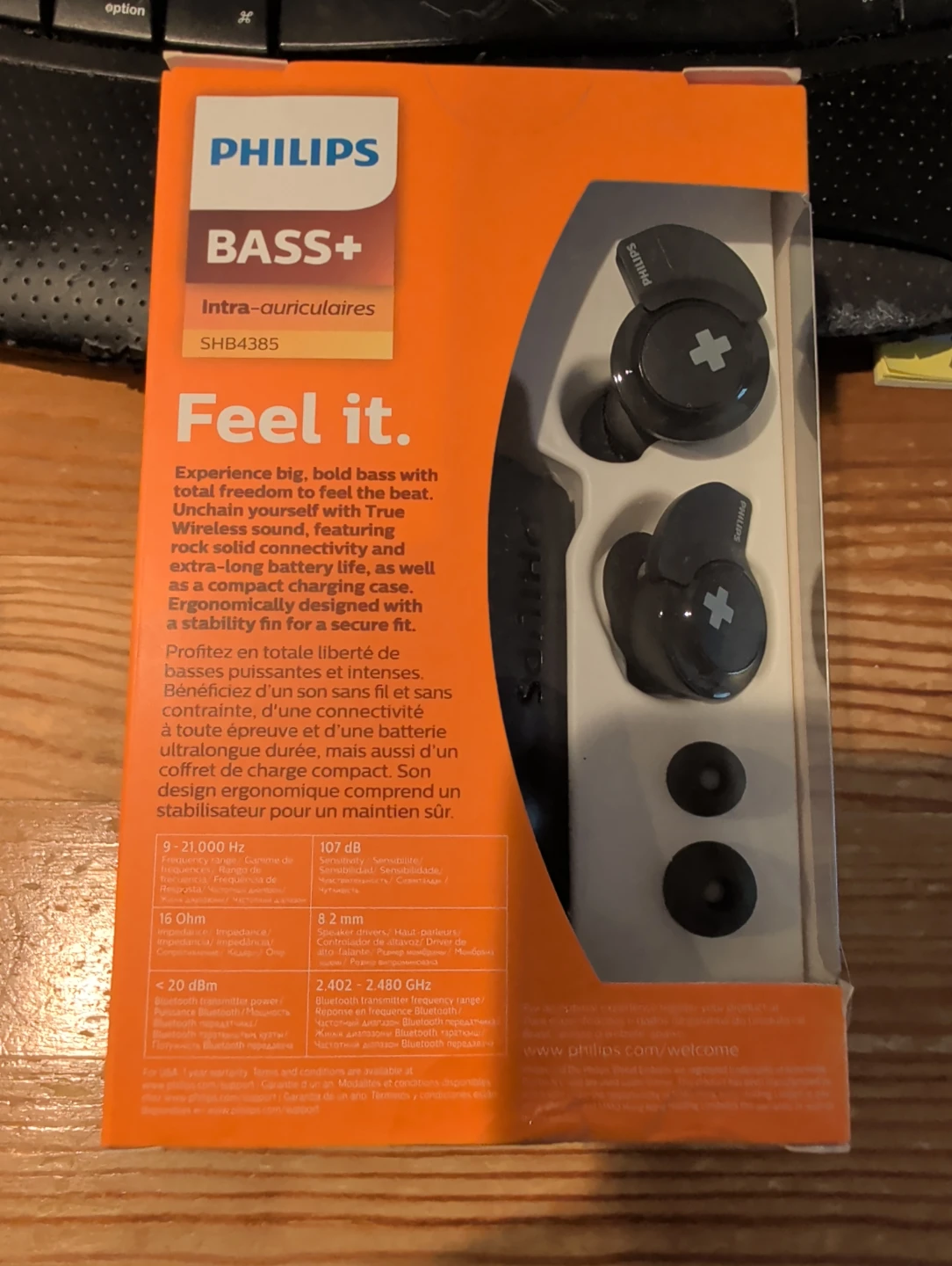 Philips BASS+ True Wireless Earbuds SHB4385 - photo 2