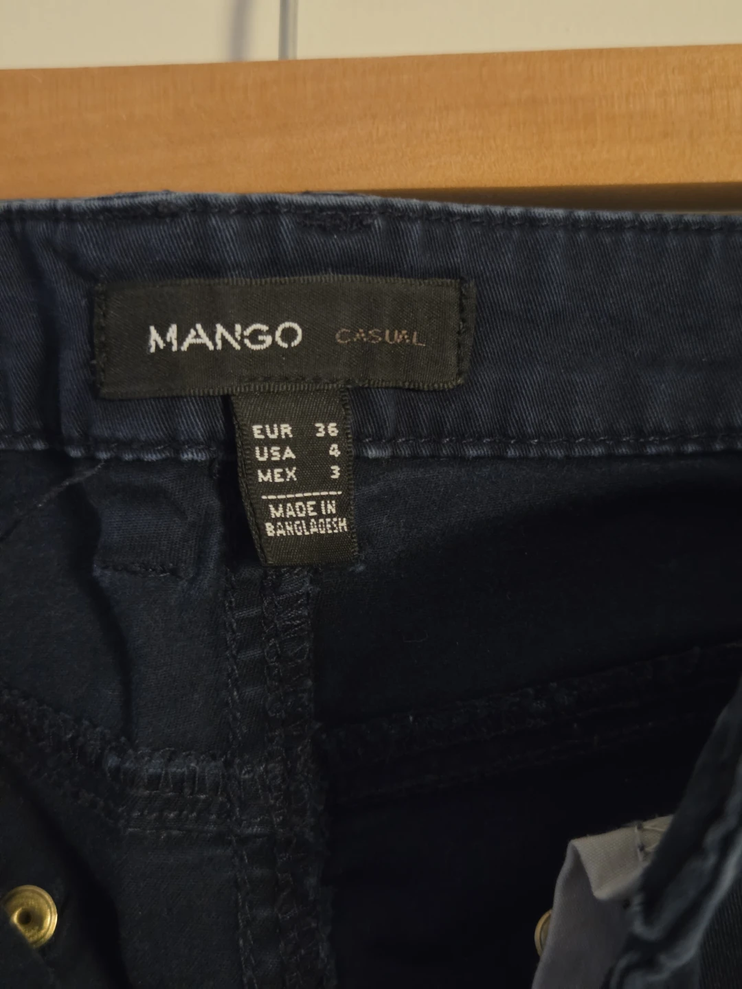 Mango Casual Navy Jeans Size 4 🏈 - photo 2