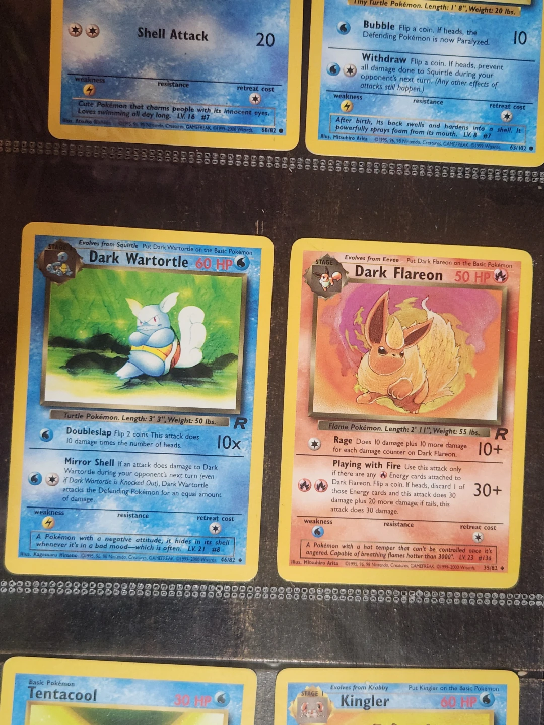Vintage Pokémon Card Lot - 6 Original WOTC Cards - photo 3
