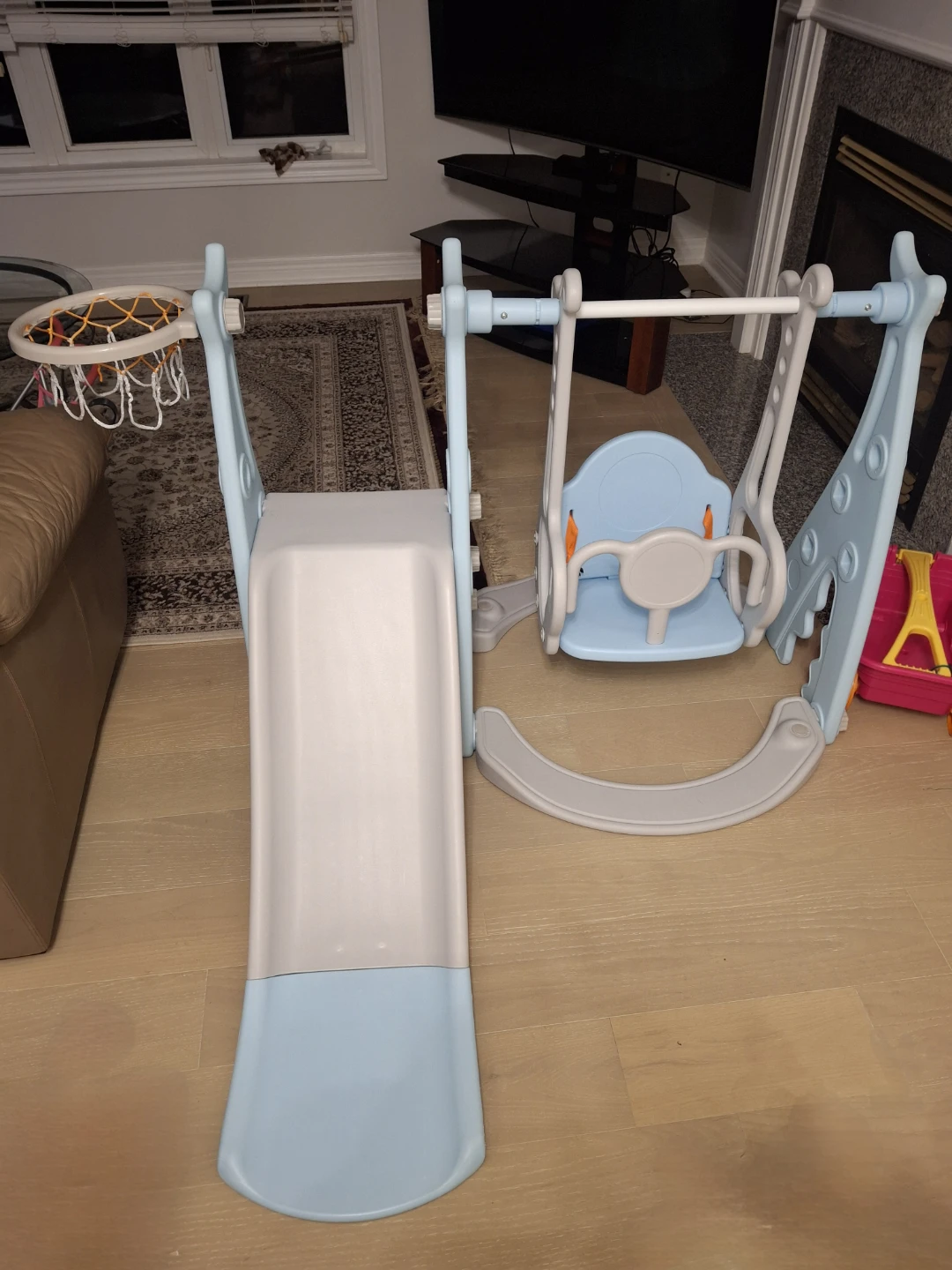 Kids Slide and Swing Set