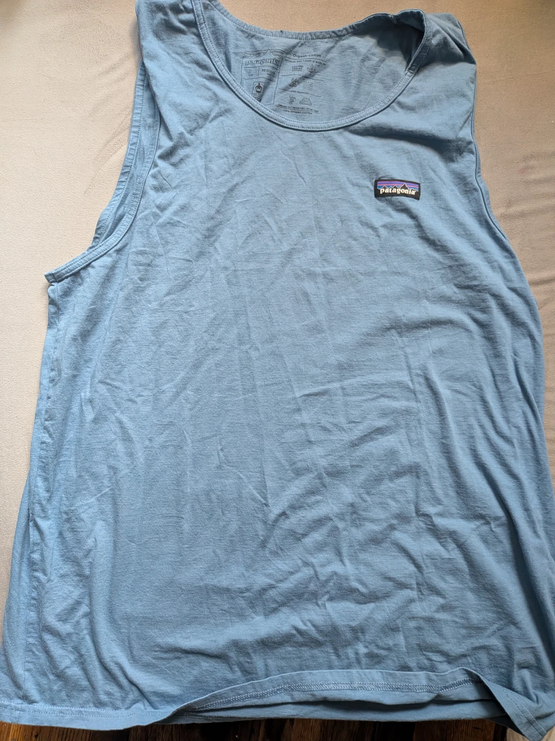 Patagonia Women's Organic Cotton Tank Top - Pigeon Blue - Size L