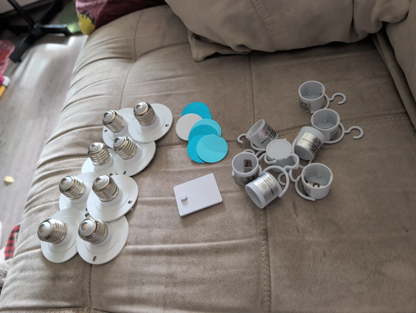 Set of Light Socket Adapters and Hooks