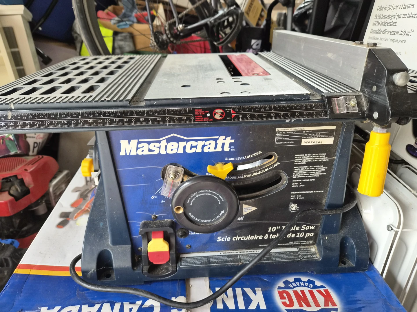 Mastercraft 10-inch Table Saw
