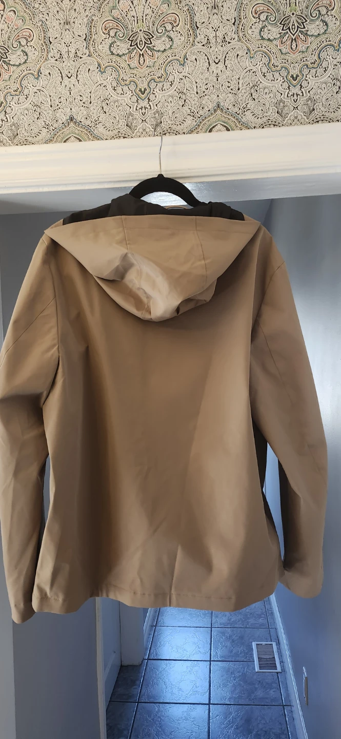 Dockers Men's Rain Jacket - Tan - photo 4