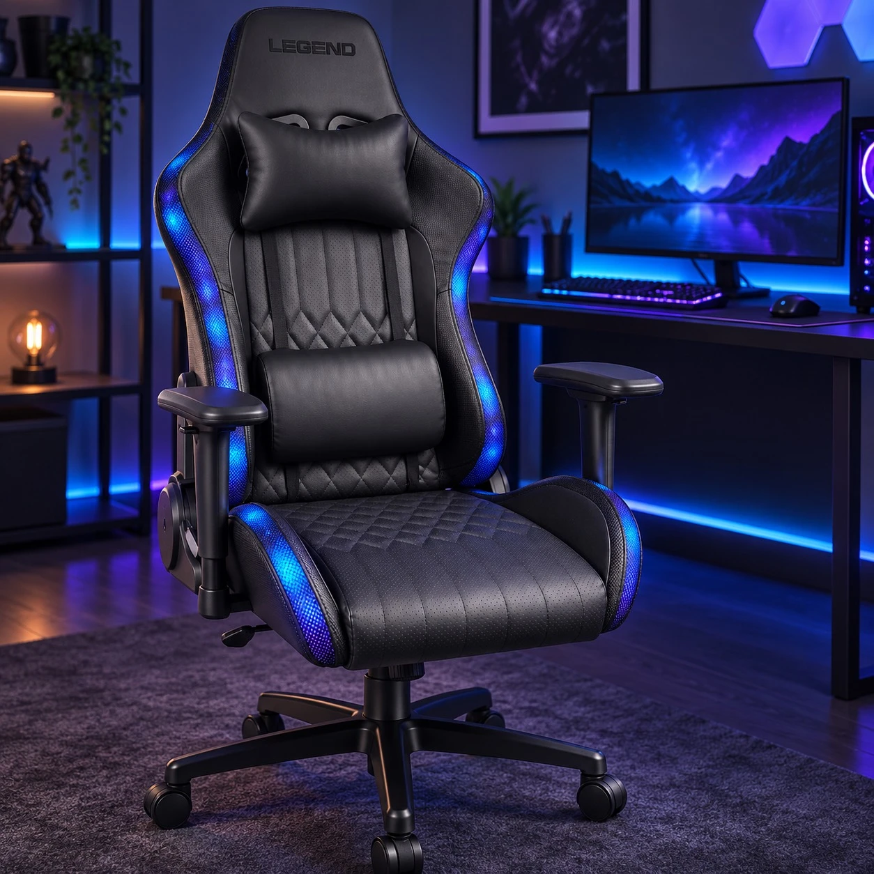 LEGEND RGB LED Gaming Chair - photo 2
