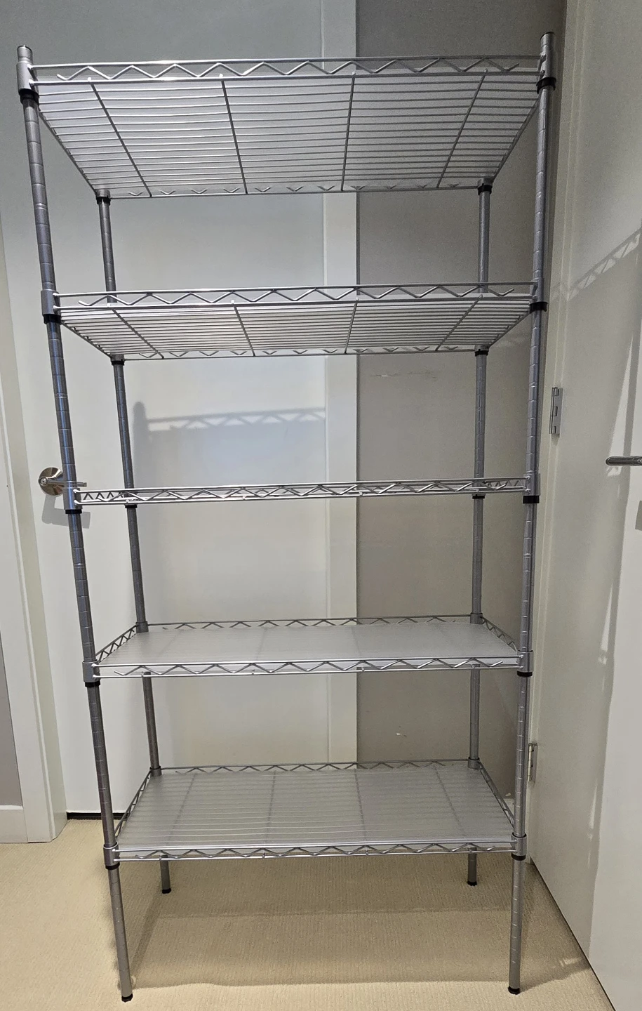 5-Tier Wire Shelving Unit