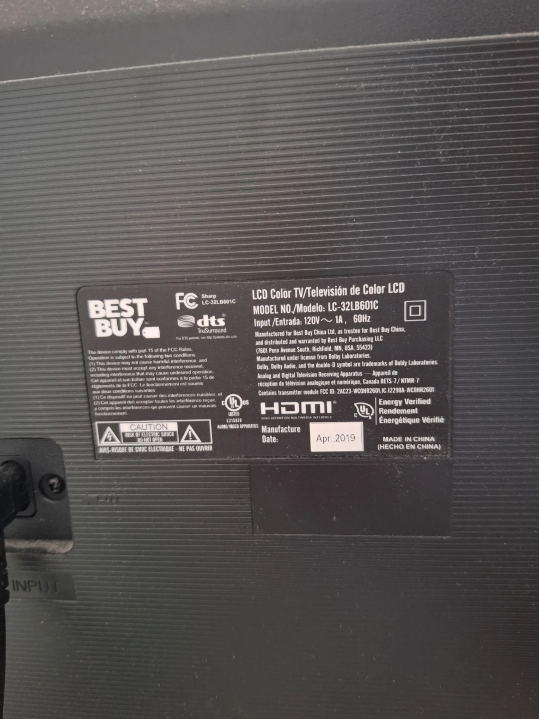 Sharp 32-inch Roku TV - photo 2