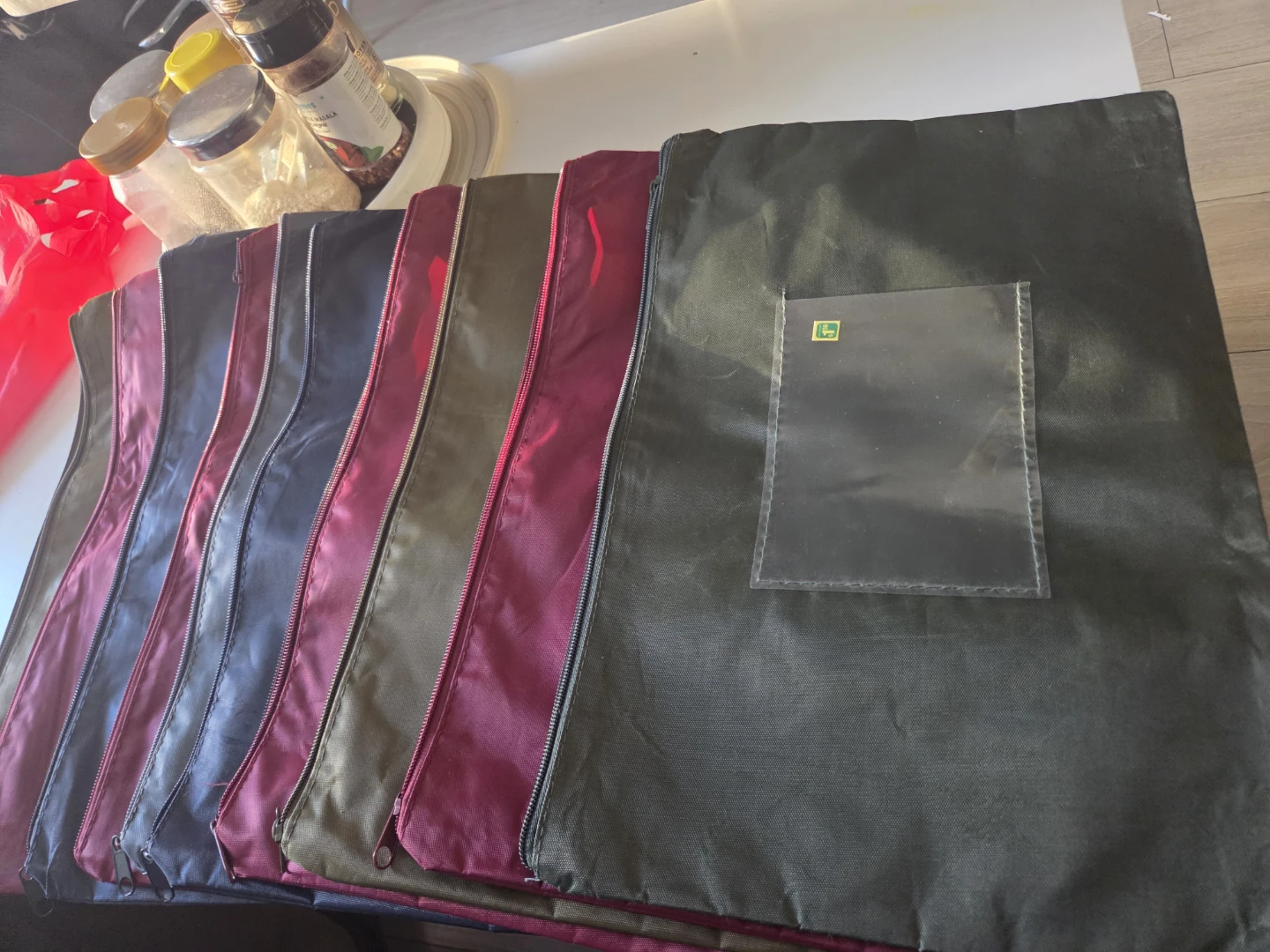 Set of 10Multicolour Zippered Document Pouches - photo 4