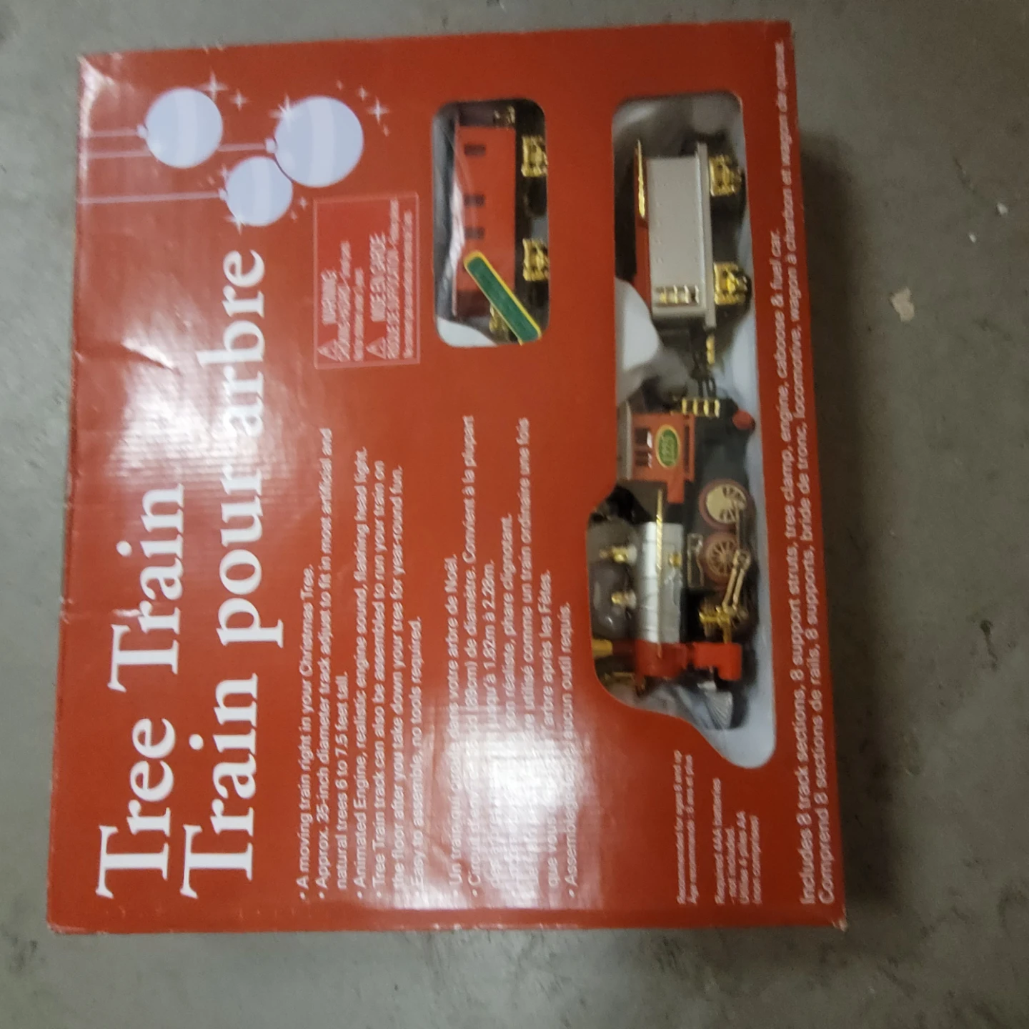 Tree Train Christmas Train Set