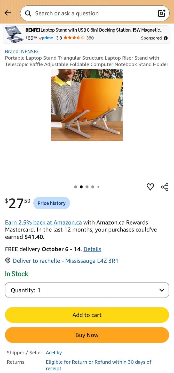 Portable Laptop Stand - photo 3