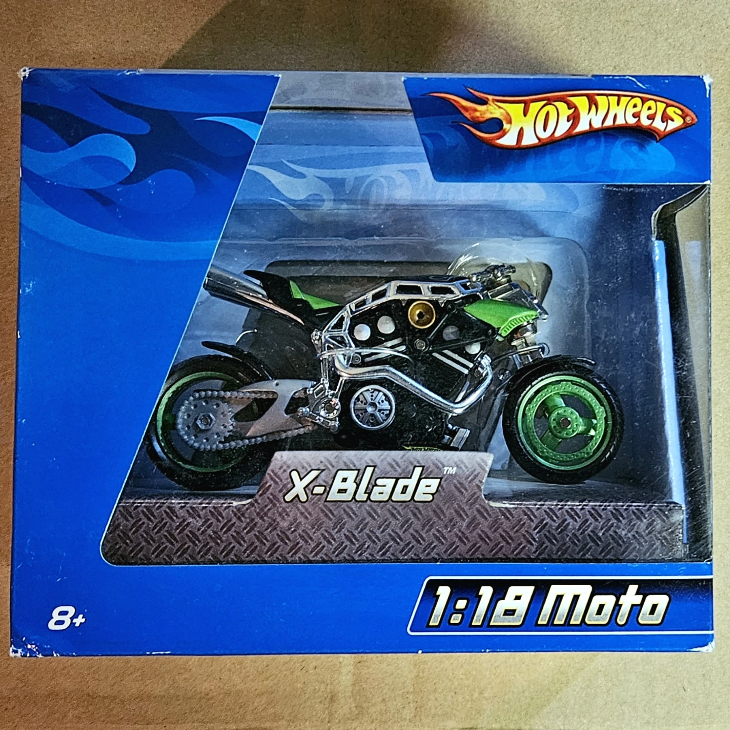 Set of 5 Hot Wheels 1:18 Scale Moto Model Motorcycles - photo 3