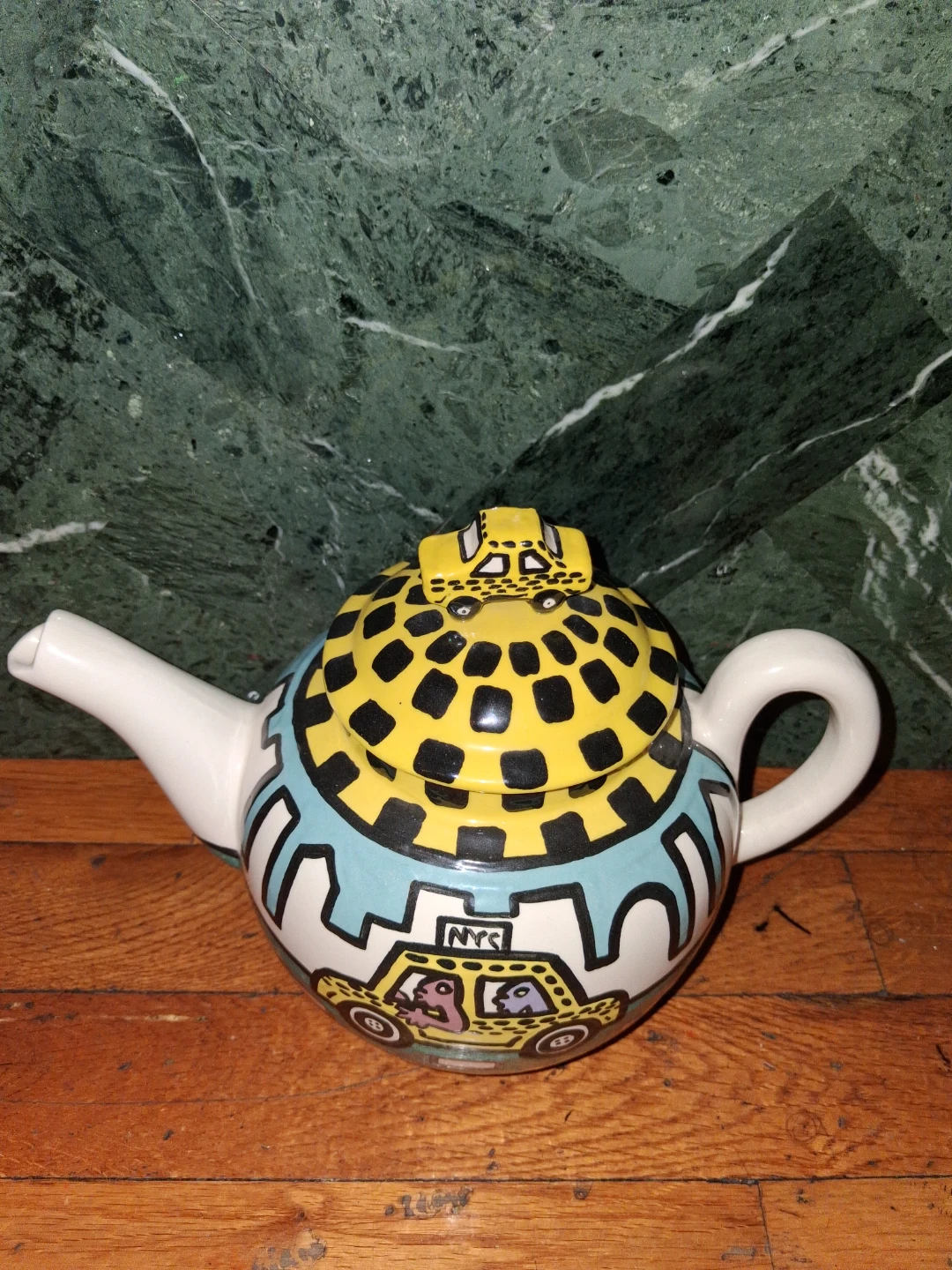 NYC Taxi Novelty Teapot