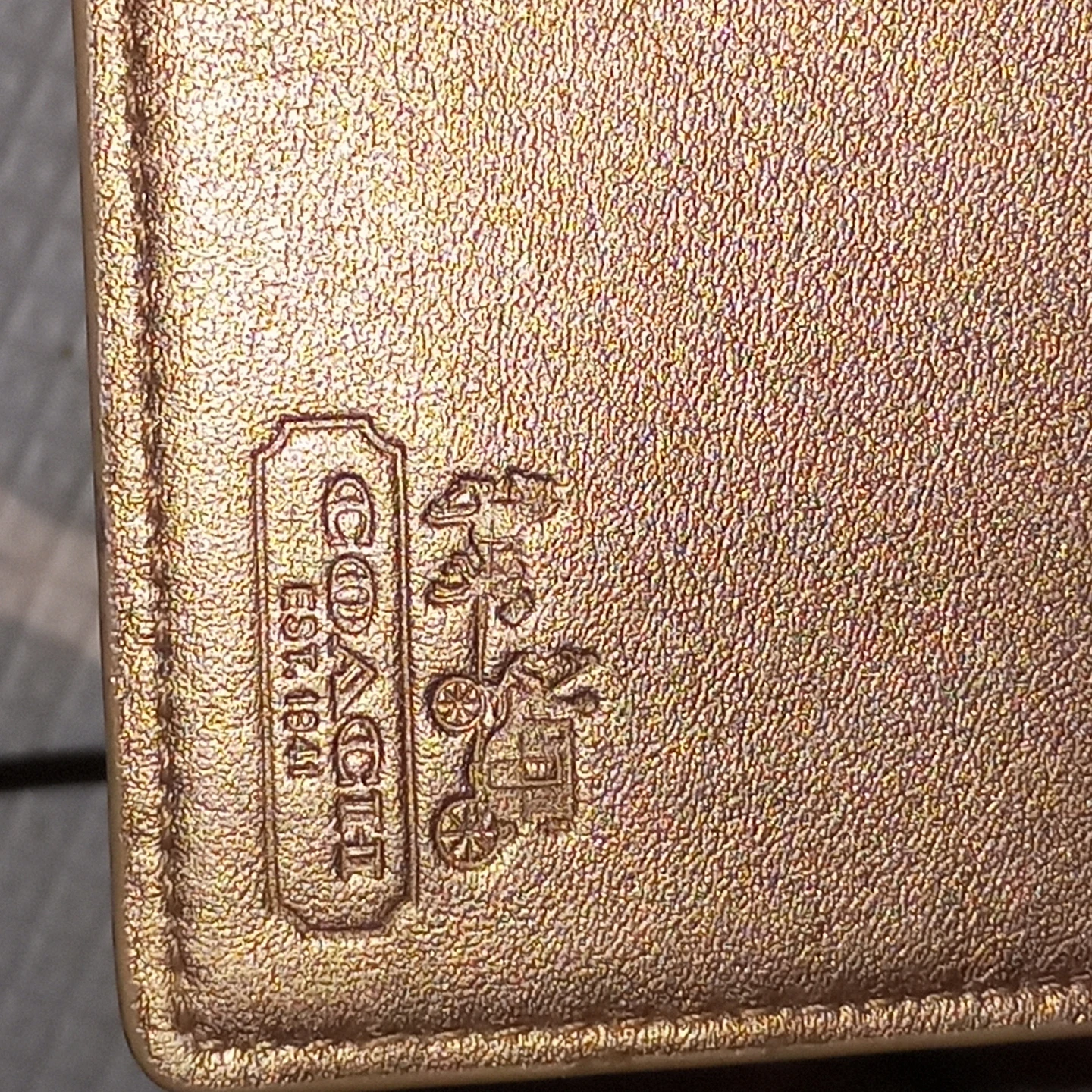 Metallic Gold Long Wallet - photo 4