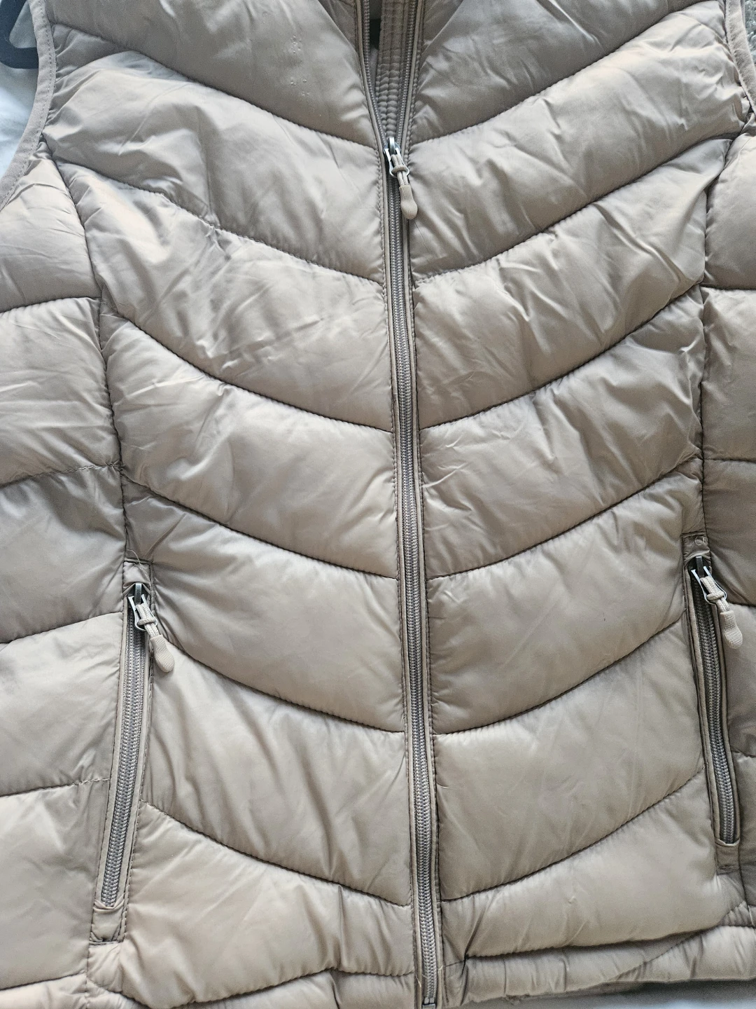 Tan Puffer Vest - photo 2