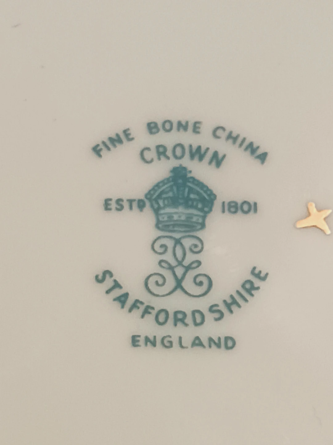 Crown Staffordshire Fine Bone China Trinket Dish - photo 4