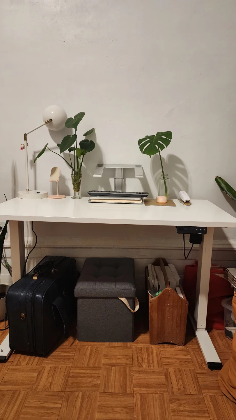 White Standing Desk - photo 3