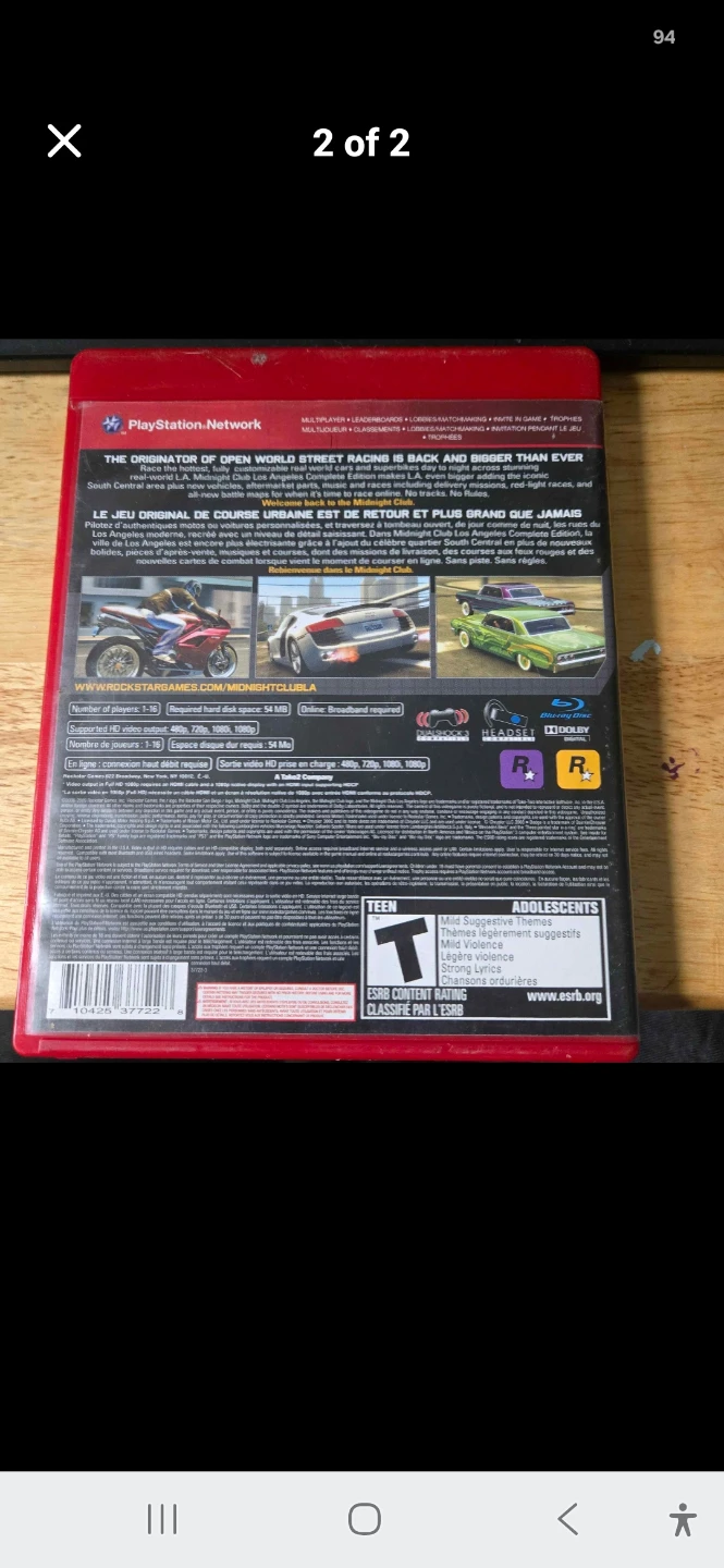 Midnight Club Los Angeles Complete Edition PS3 - photo 2