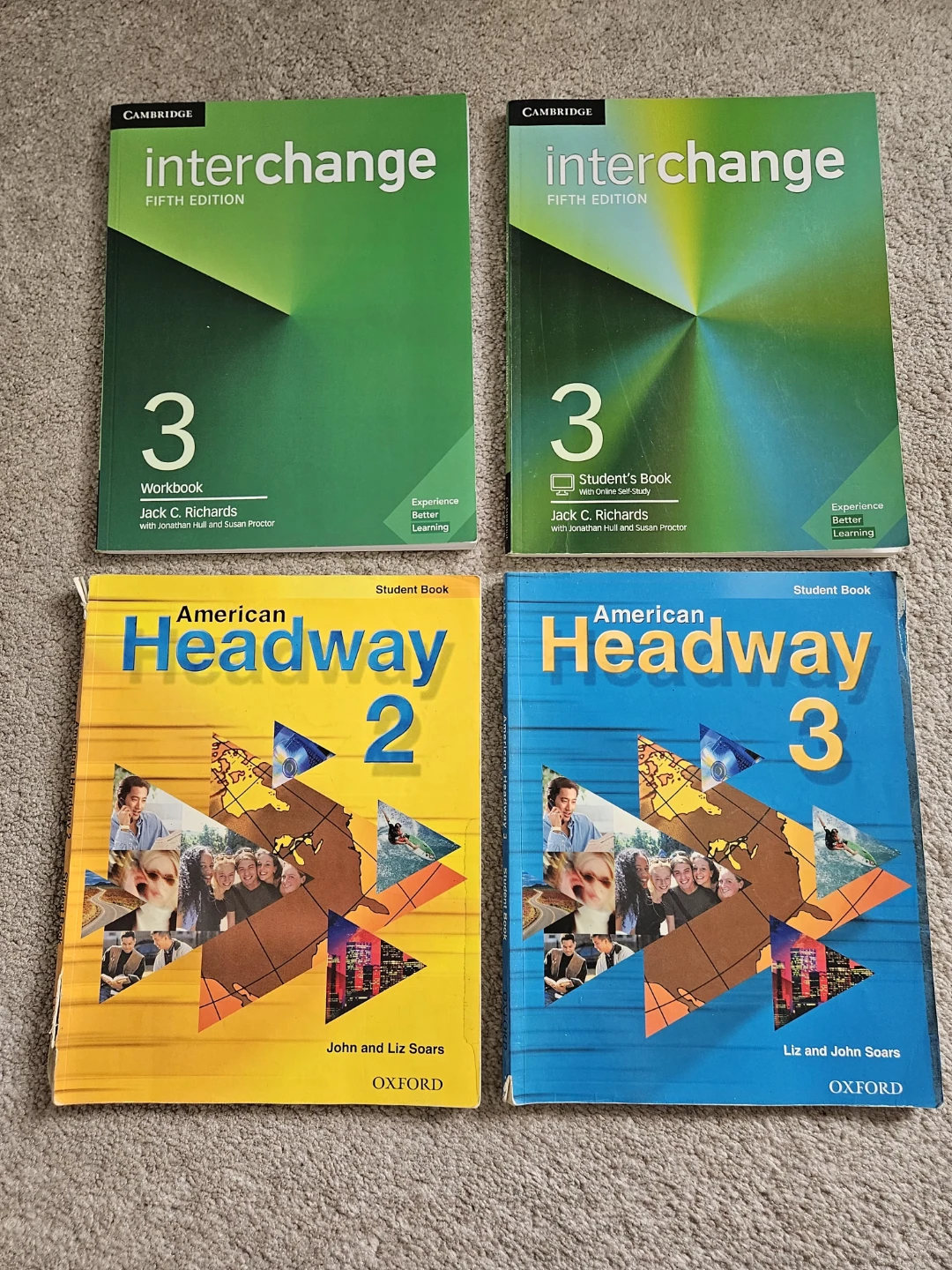 Set of 4 English Language Learning Textbooks
