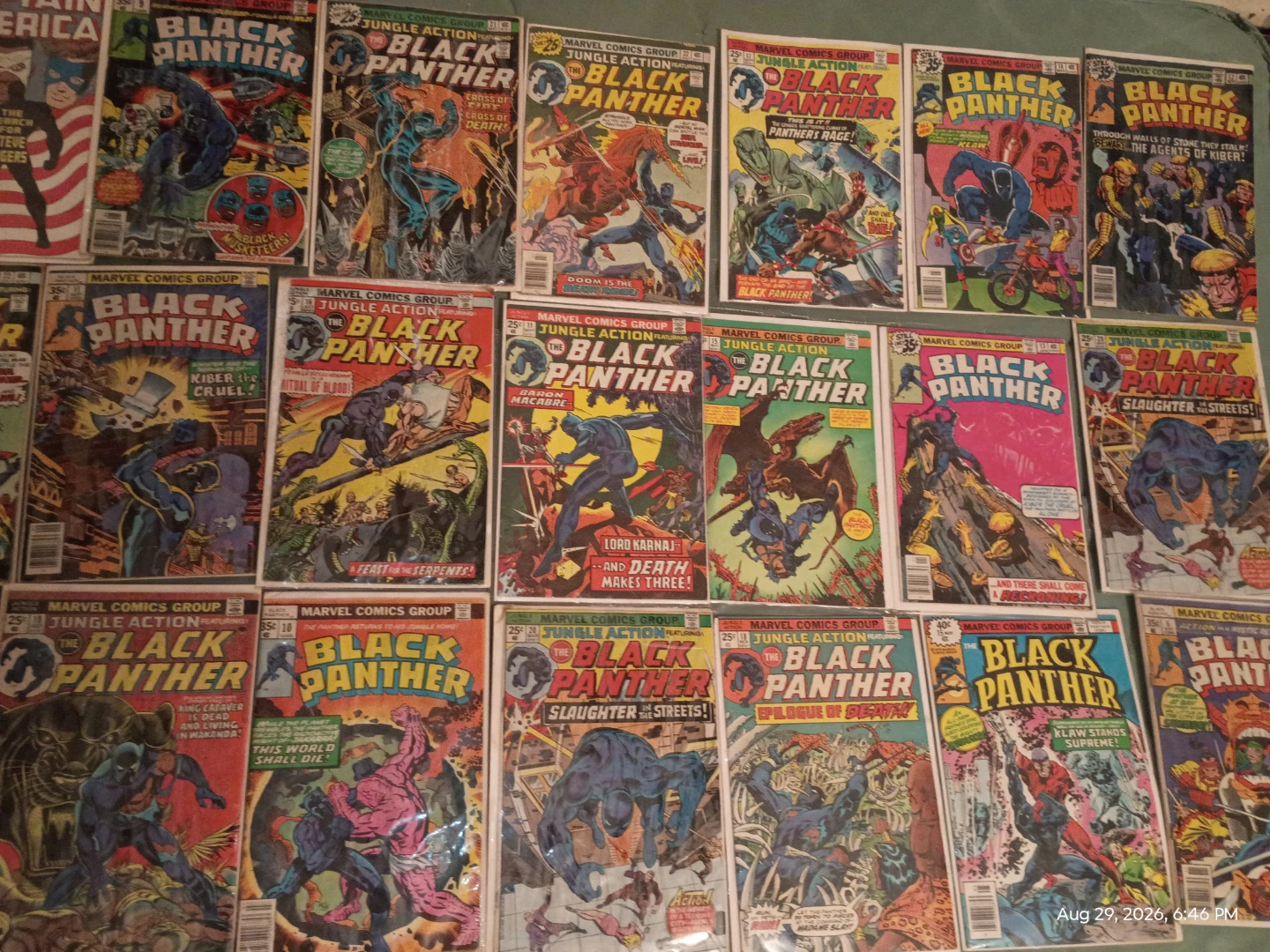 Marvel Jungle Action Black Panther Comic Collection