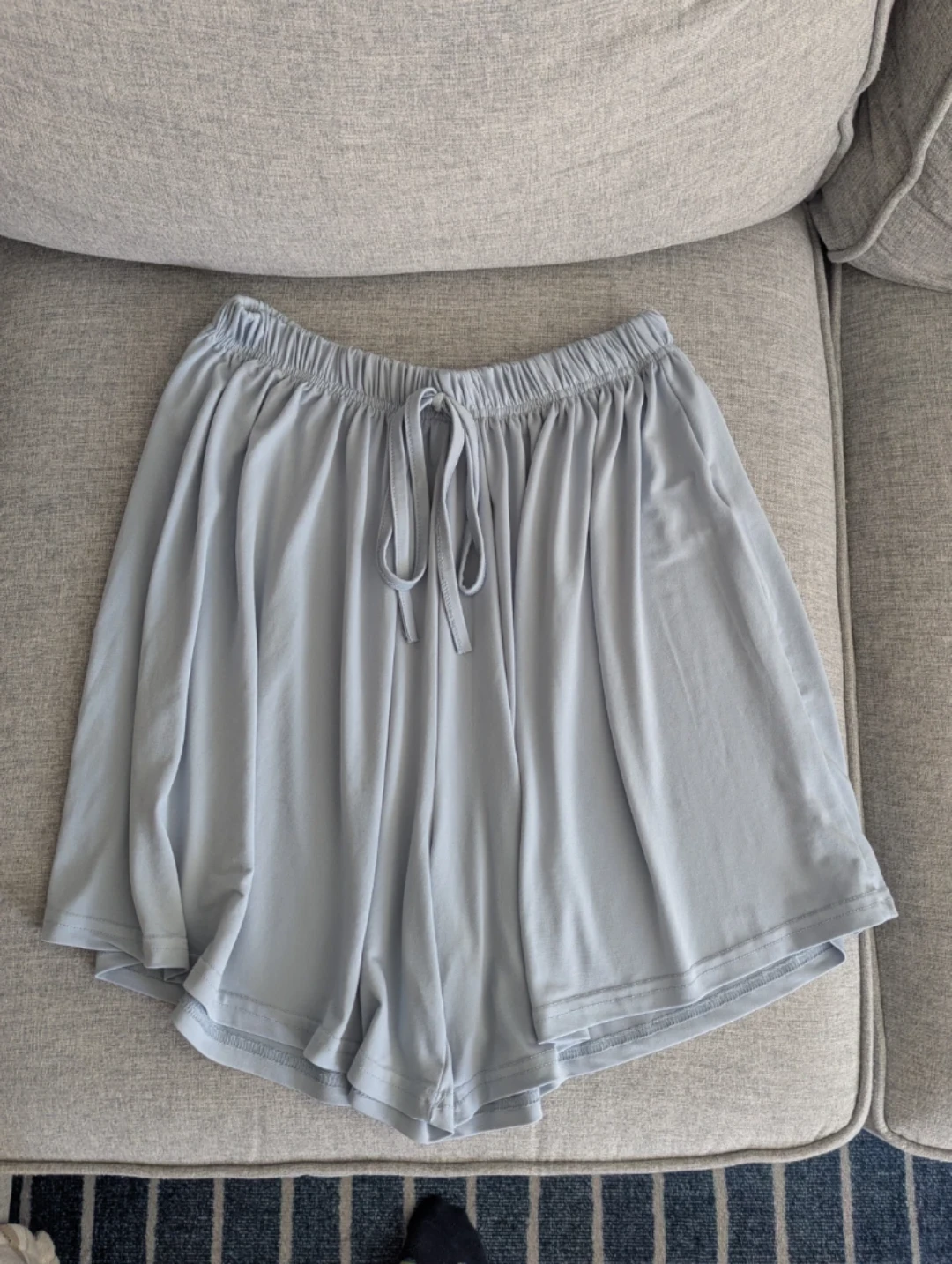 Oak + Fort Light Blue Lounge Shorts