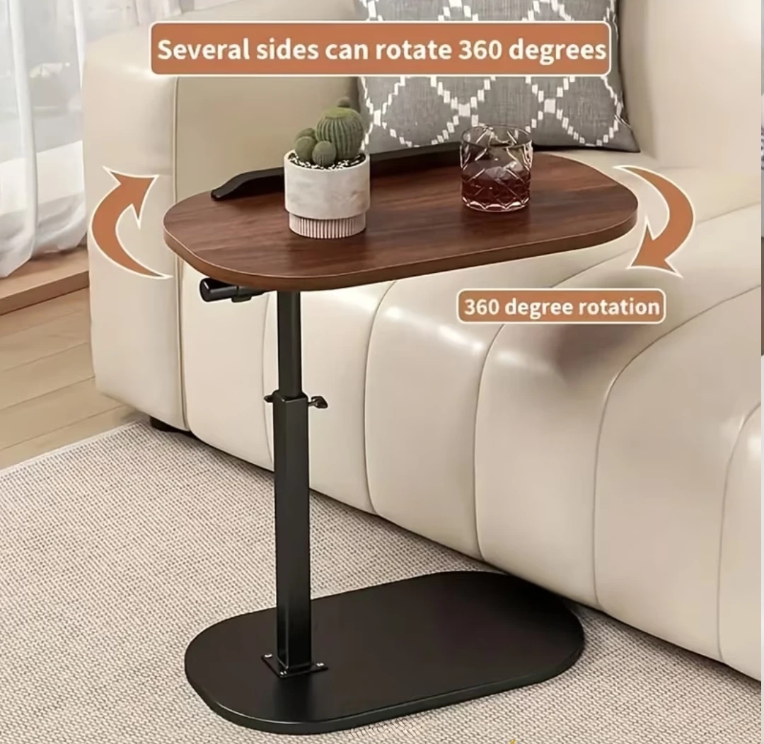 Adjustable Rotating Laptop Side Table - photo 3