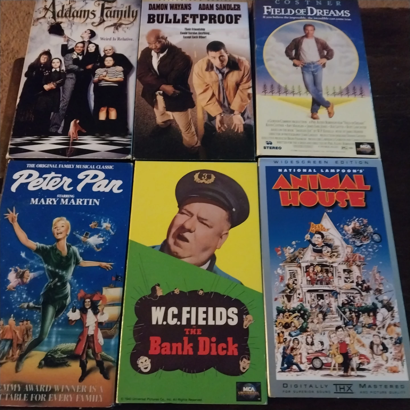🏈Set of 6 Vintage Classic Movies on VHS Tapes🏈