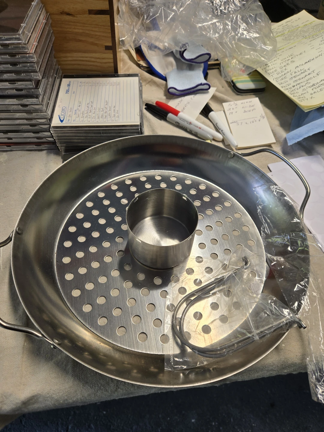 Stainless Steel Steamer Pan with Accessories