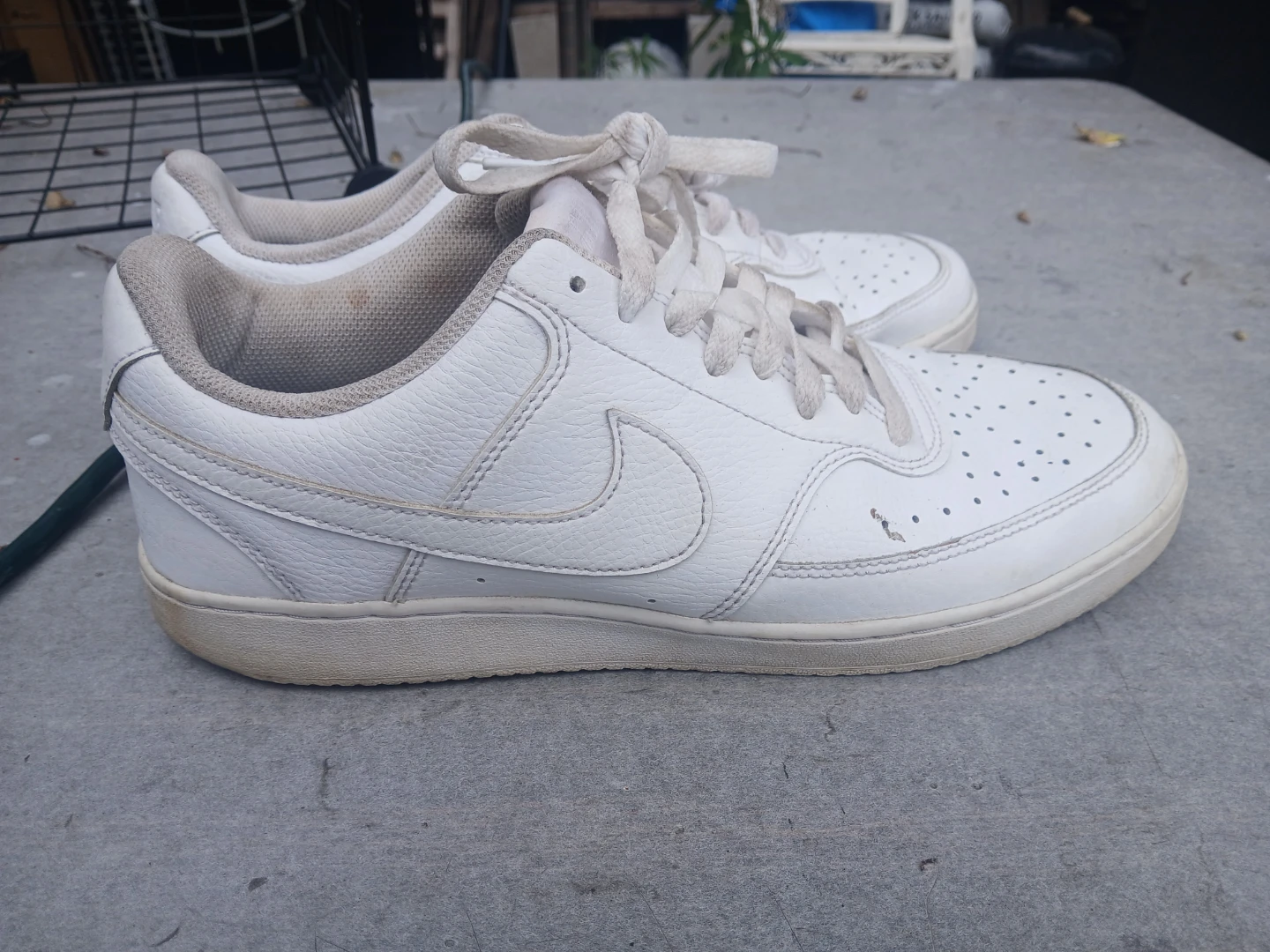 Nike Court Vision Low White Sneakers - photo 3