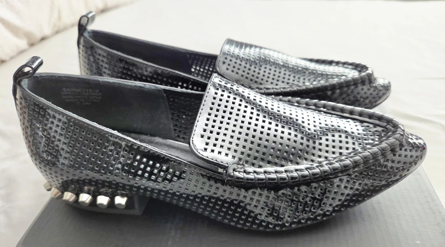 Jeffrey Campbell Black Perforated Loafers - photo 2