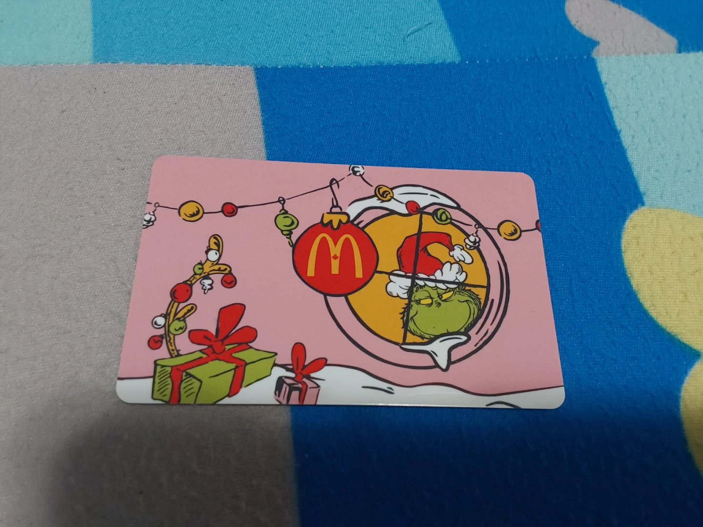 McDonalds The Grinch gift card