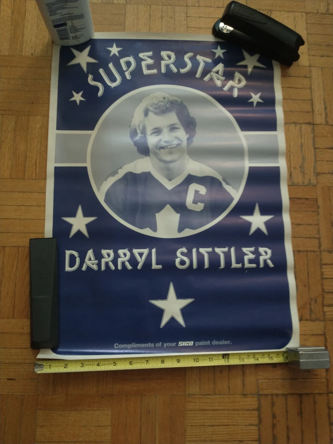 1980s Darryl Sittler Sico Superstar Poster 17x24"