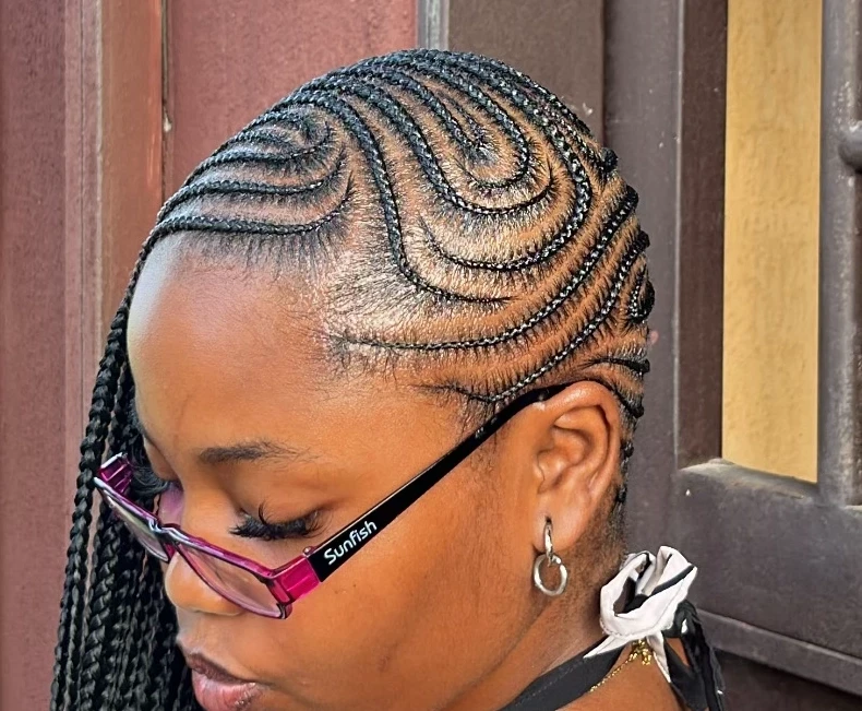 Cornrows hairstyle