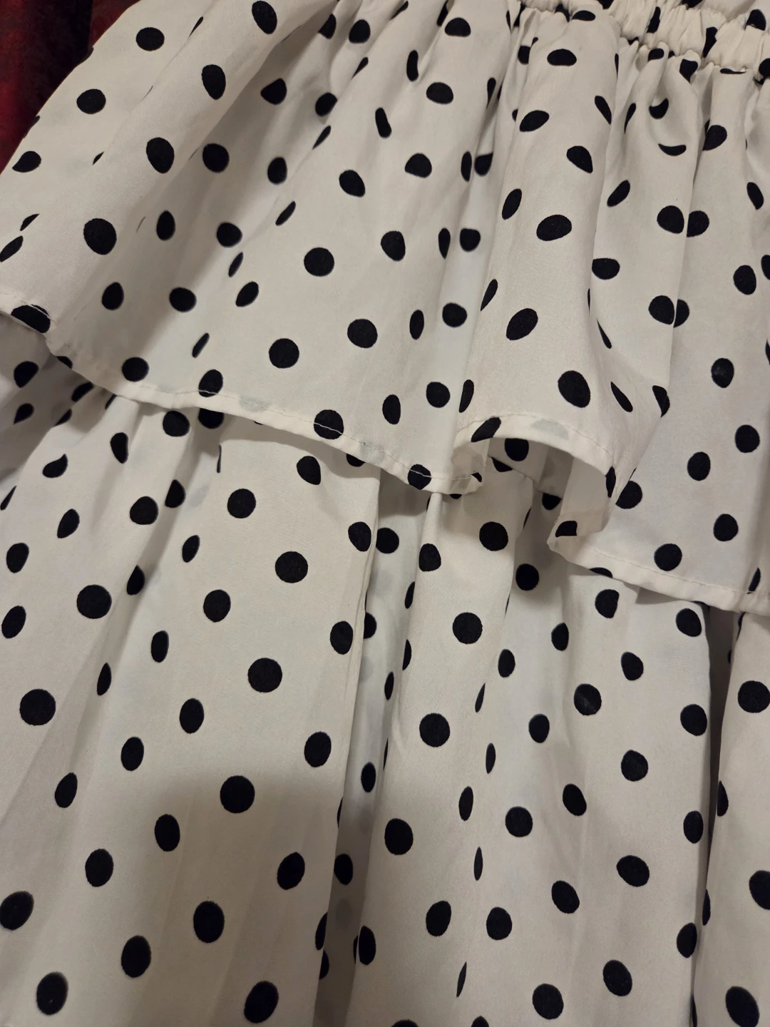 White polka dot tiered sundress - photo 2