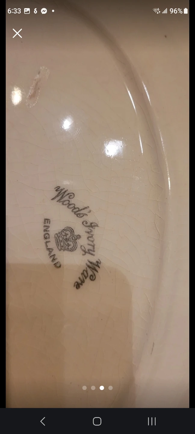 Vintage Woods Ivory Ware Serving Platter - photo 3
