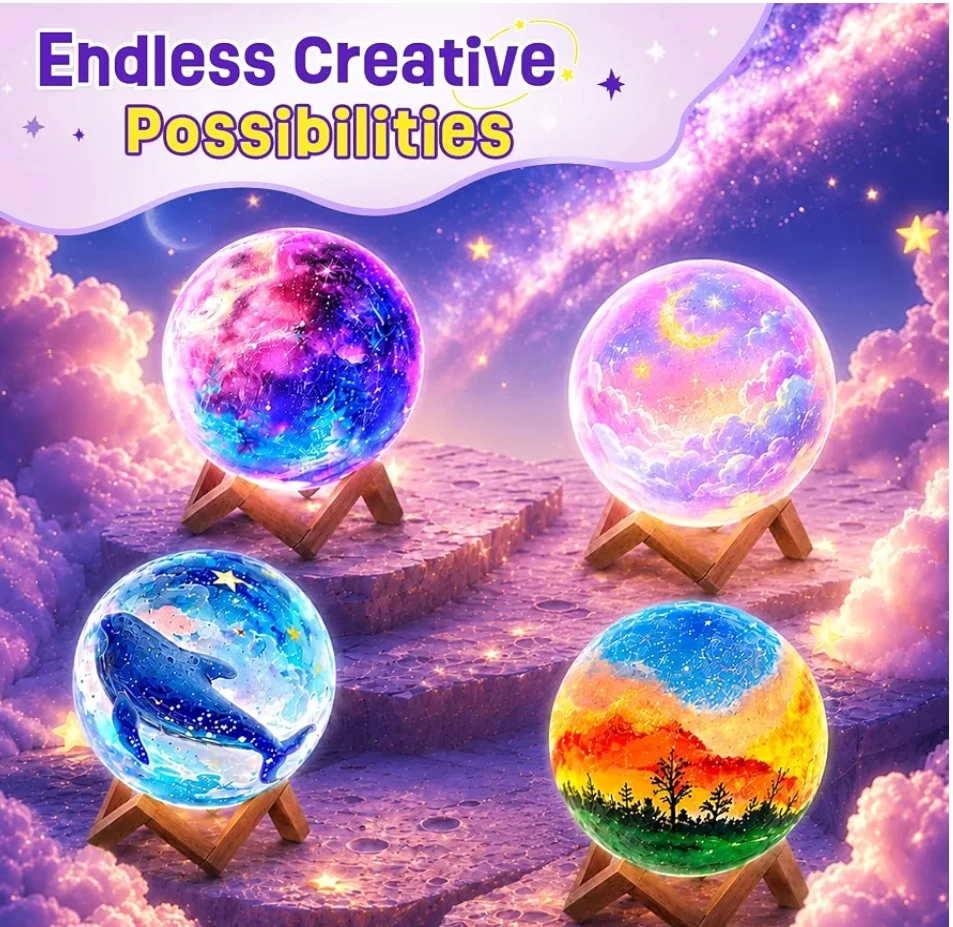 Moon Lamp Painting Kit🏈 - photo 2