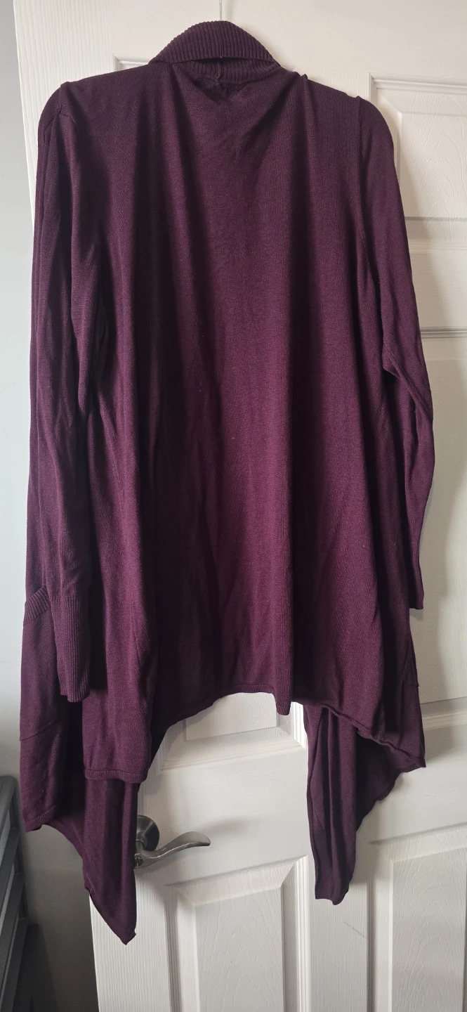 Michel Studio Wine Cardigan 1X - photo 2