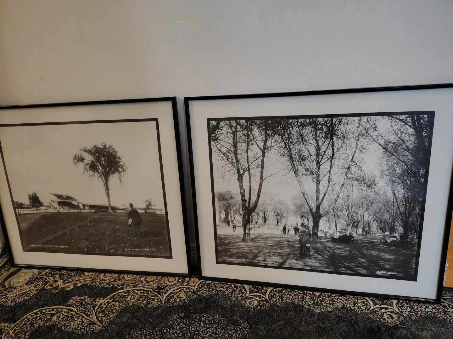 Set of 2 Vintage Toronto Framed Photographs