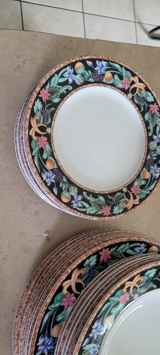 Floral Pattern Dinnerware Set  negotiable