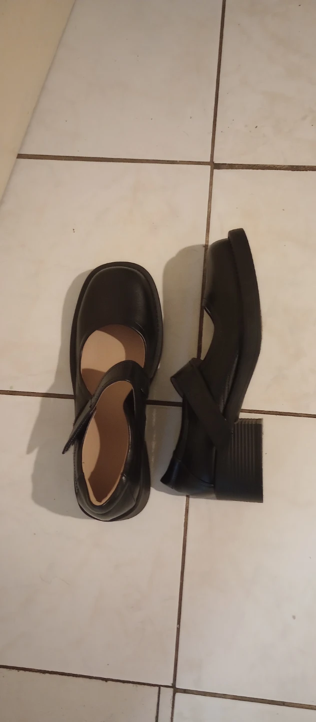Black Mary Jane Platform Heels - photo 4